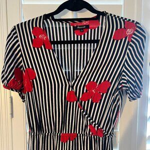 Madewell puff sleeve dress